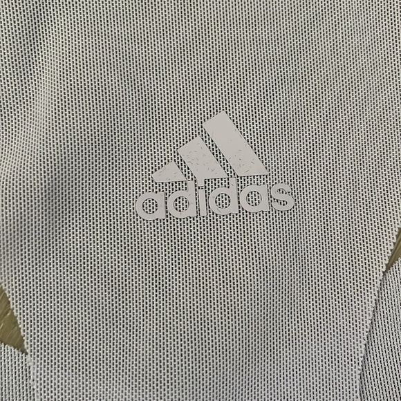 Addidas Size Medium Soft Purple Tank with Mesh Trim and Back - Picture 3 of 4